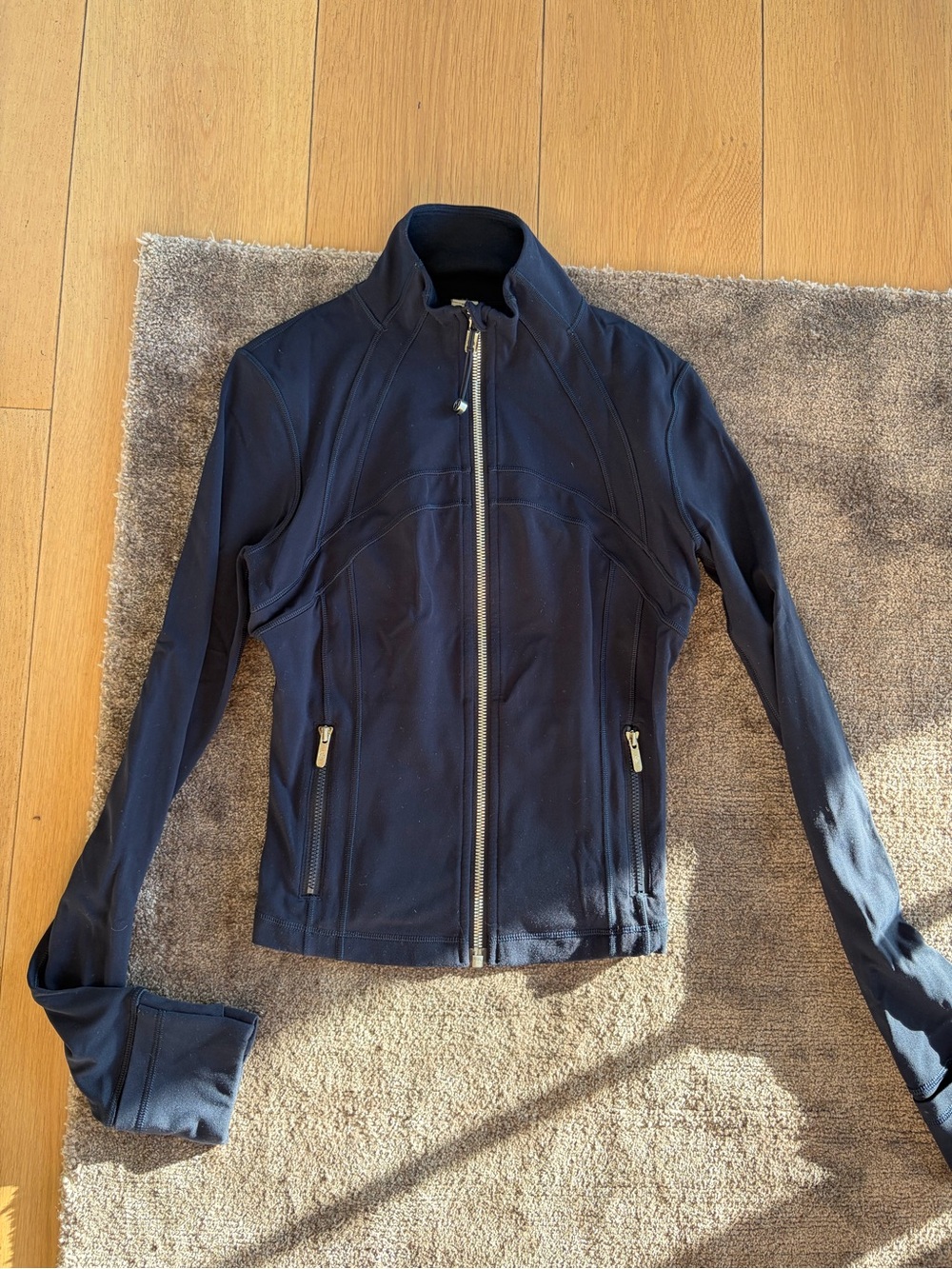 LULULEMON NAVY DEFINE CROP JACKET